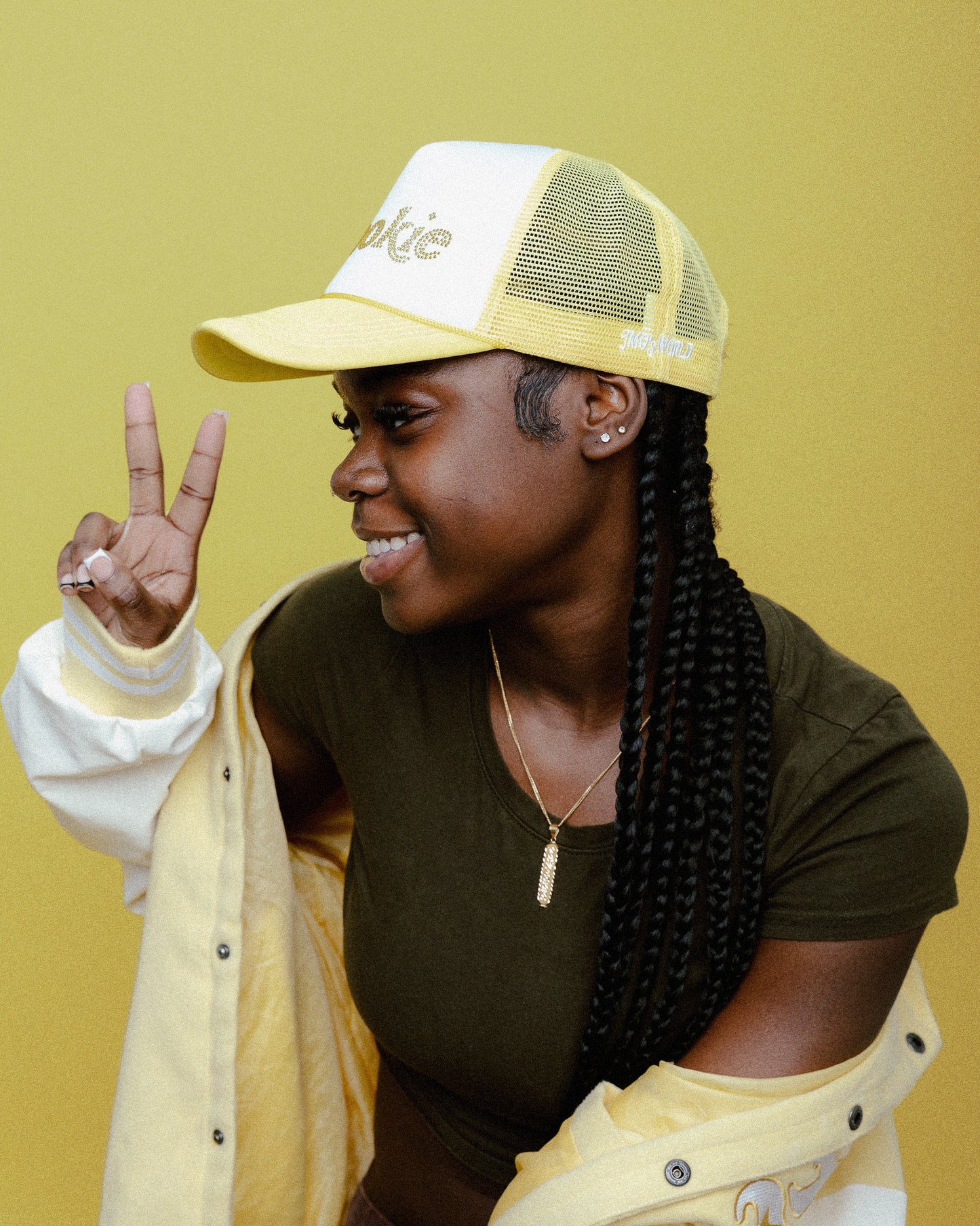 YELLOW "BOOKIE" HAT