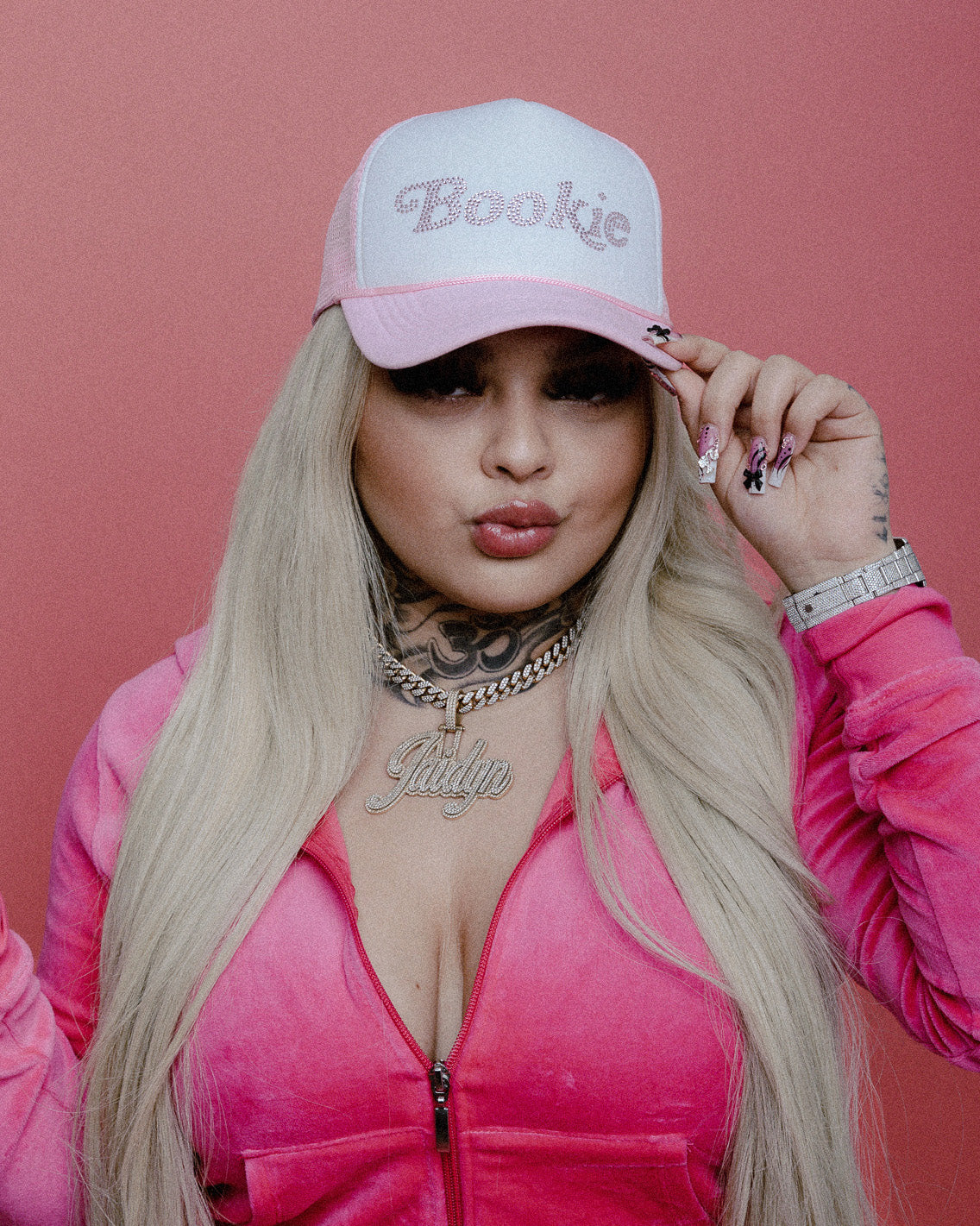 PINK "BOOKIE" HAT